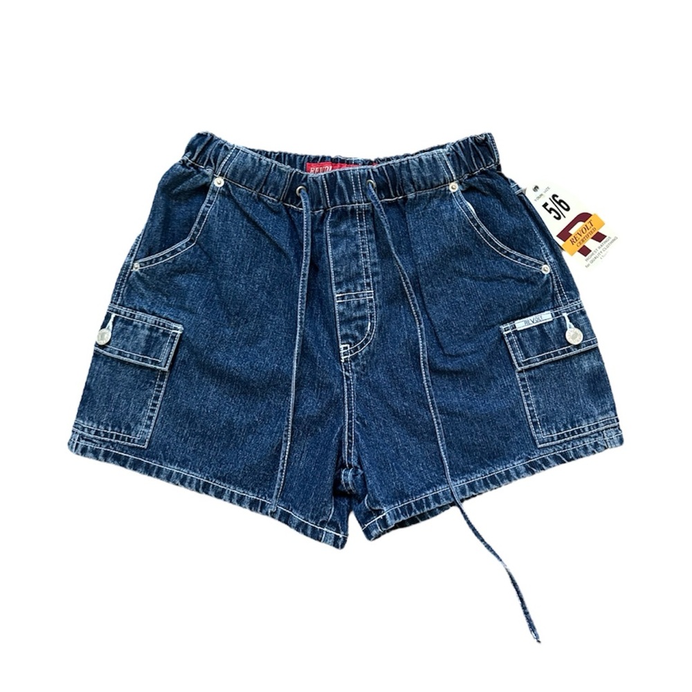 Revolt Dark Blue Women's Jean Shorts